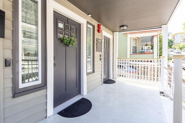 34 Alpha Rd Unit 3, Boston, MA 02124 - doorway to property featuring a porch