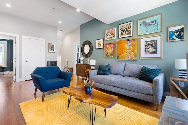 34 Alpha Rd Unit 3, Boston, MA 02124 - living area featuring wood finished floors, recessed lighting, and baseboards