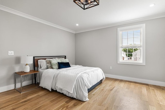 1 Wall St, Quincy, MA 02169 - bedroom featuring ornamental molding, wood finished floors, and recessed lighting
