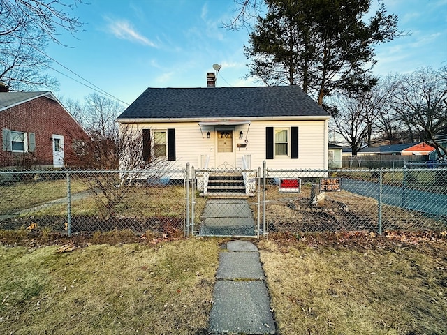 view of bungalow-style house