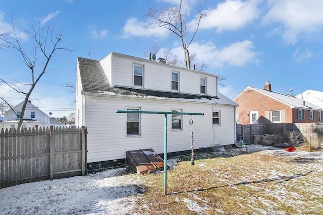 view of rear view of house