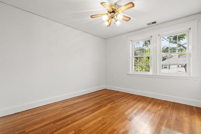 12 Moreland Rd, Quincy, MA 02169 - spare room with light wood-style floors and a ceiling fan