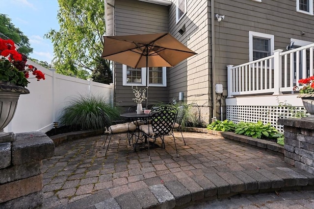 12 Moreland Rd, Quincy, MA 02169 - view of patio with outdoor dining area