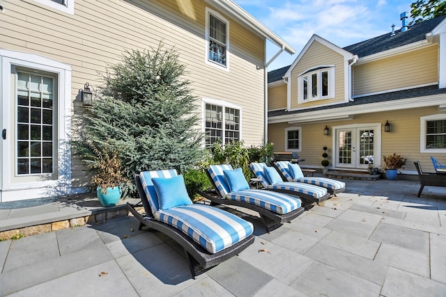 view of patio / terrace with french doors