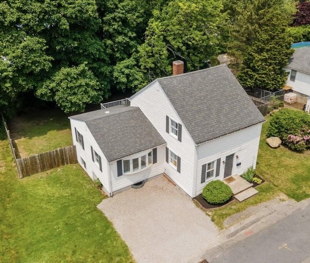 37 Saint Michaels Ave, Somerset, MA 02726 - view from above of property