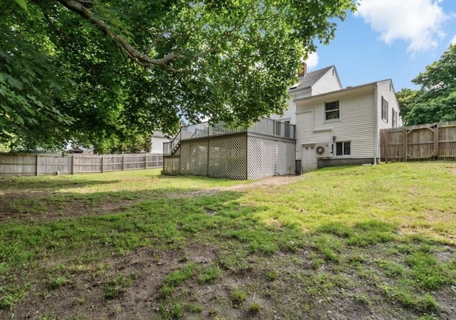 37 Saint Michaels Ave, Somerset, MA 02726 - view of yard featuring a deck
