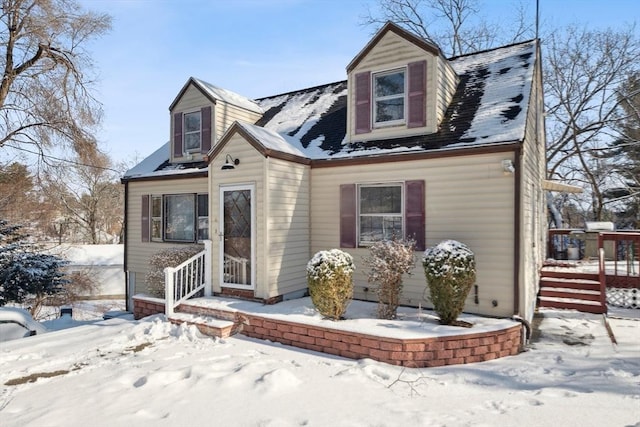 view of cape cod-style house