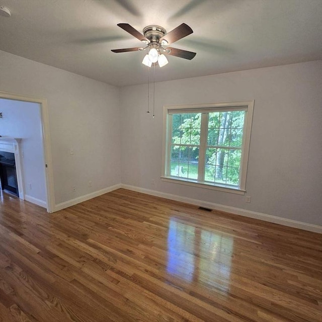 51 Alexandras Way, Brockton, MA 02301 - spare room featuring wood finished floors, baseboards, and a ceiling fan