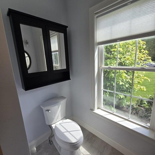 51 Alexandras Way, Brockton, MA 02301 - bathroom featuring baseboards, toilet, and plenty of natural light