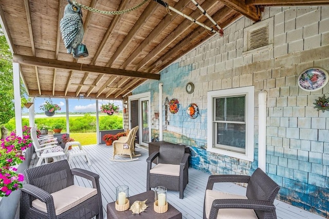 16 Gulls Cove Rd, Yarmouth, MA 02673 - view of deck