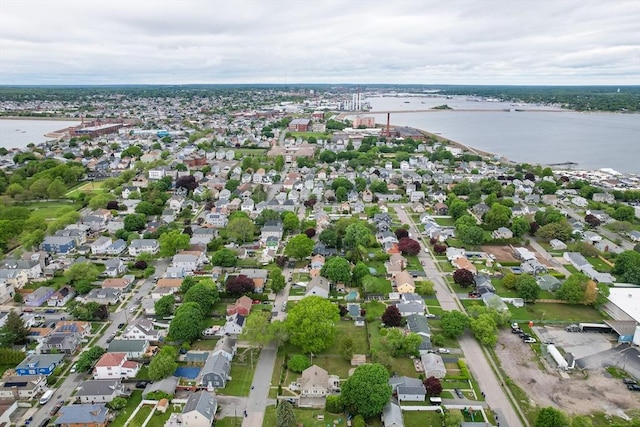 98 Moss St, New Bedford, MA 02744 - aerial view of property's location featuring a nearby body of water and nearby suburban area