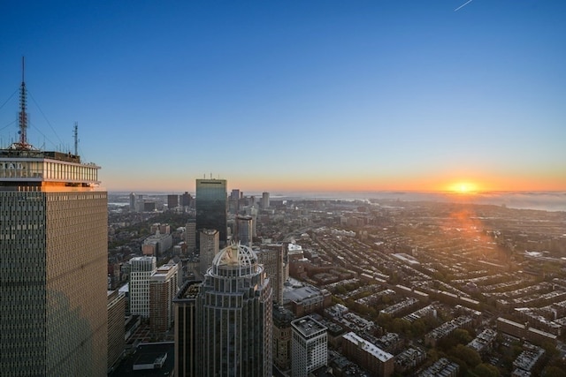 view of property's view of city