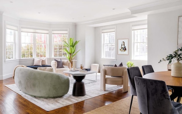 14 S Waverly St Unit 14, Boston, MA 02135 - living area with wood finished floors and healthy amount of natural light