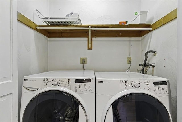 1 New Castle Rd, Ashland, MA 01721 - clothes washing area with washing machine and dryer