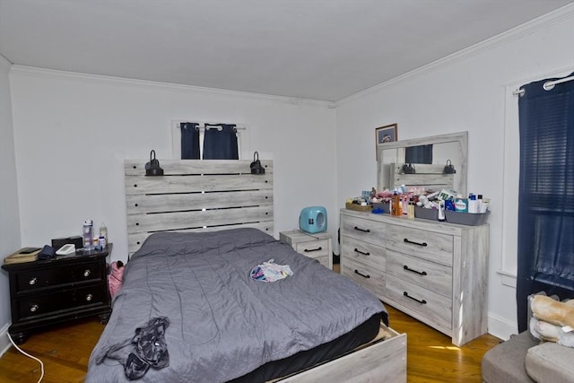 320 Oakland St, Springfield, MA 01108 - bedroom with ornamental molding, wood finished floors, and baseboards