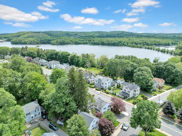 46 Arlington Rd, Woburn, MA 01801 - aerial view of residential area featuring a large body of water and a heavily wooded area