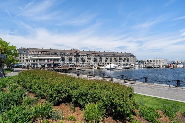 33 Commercial Wharf Unit 33A, Boston, MA 02110 - water view with a boat dock