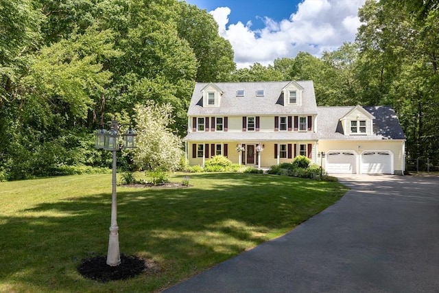 3 Centennial Dr, Blackstone, MA 01504 - colonial home with an attached garage, a front yard, and aphalt driveway