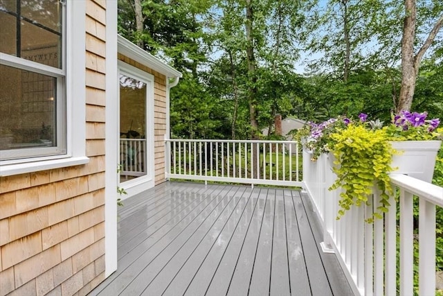 98 Old Forge Rd, Scituate, MA 02066 - view of wooden deck