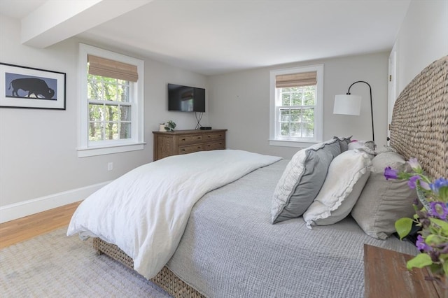 28 Marthas Rd, Edgartown, MA 02539 - bedroom featuring light wood-type flooring and baseboards
