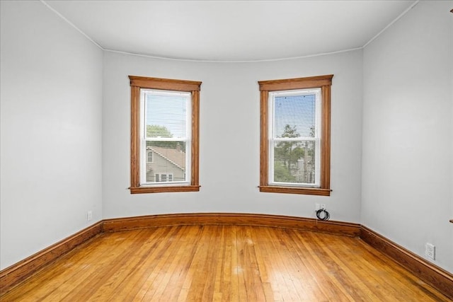 29 Tatman St, Worcester, MA 01607 - spare room with plenty of natural light, light wood-type flooring, and baseboards