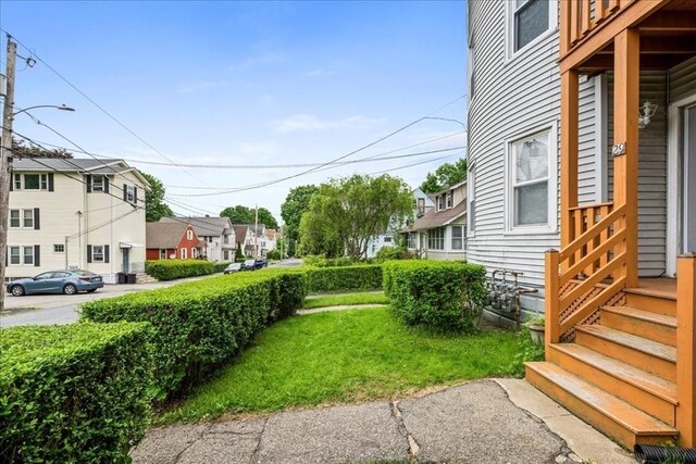 29 Tatman St, Worcester, MA 01607 - view of grassy yard featuring a residential view
