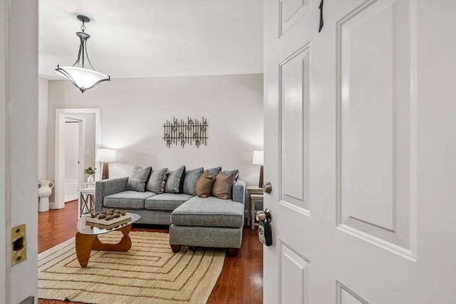 45 Stanley St, Lowell, MA 01850 - living area featuring dark wood finished floors