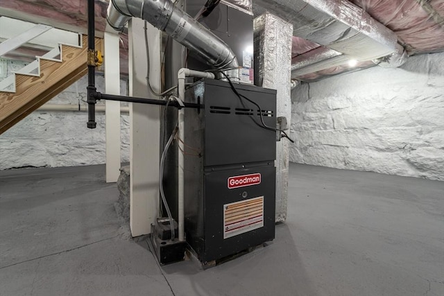 70 Sanborn St, Fitchburg, MA 01420 - utility room with heating unit