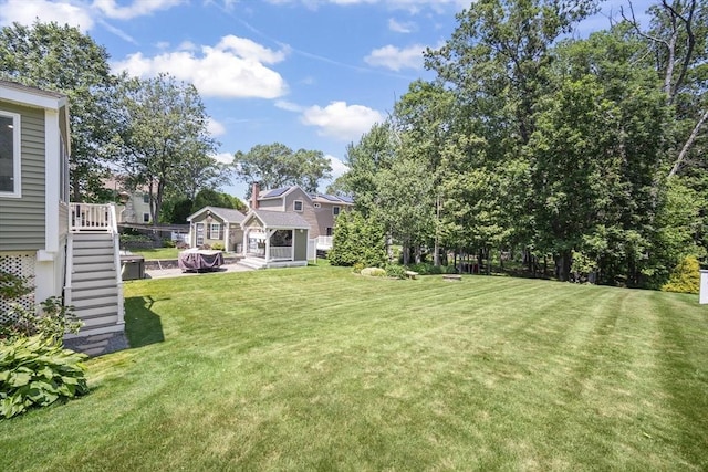 1 Woodland Ct Unit B, Milford, MA 01757 - view of green lawn featuring stairway