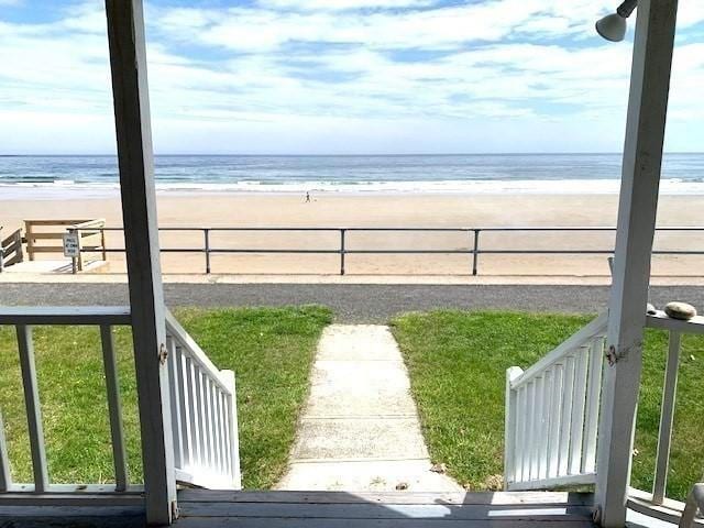 114 Long Bch, Rockport, MA 01966 - water view with nearby beach and fence