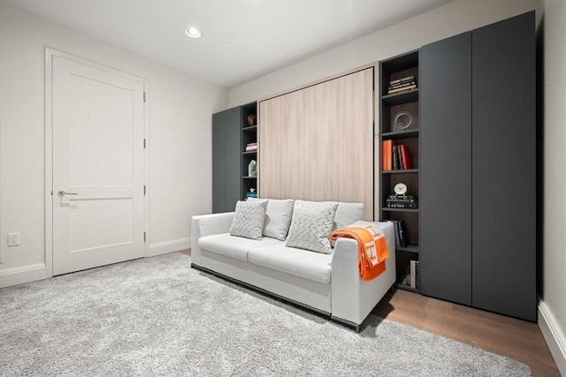 240 Devonshire St Unit 4003, Boston, MA 02110 - living area featuring recessed lighting and wood finished floors