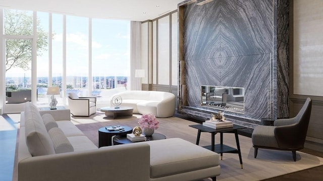 240 Devonshire St Unit 4003, Boston, MA 02110 - lobby with floor to ceiling windows