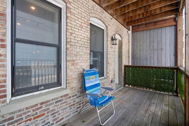 338 Meridian St Unit 2, Boston, MA 02128 - view of deck