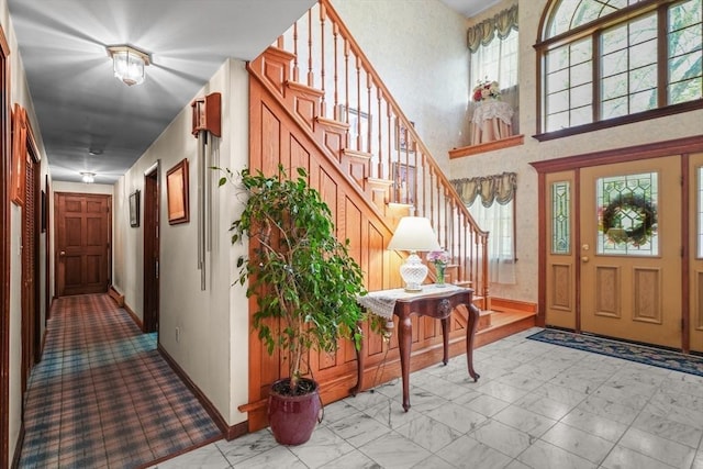 view of foyer entrance