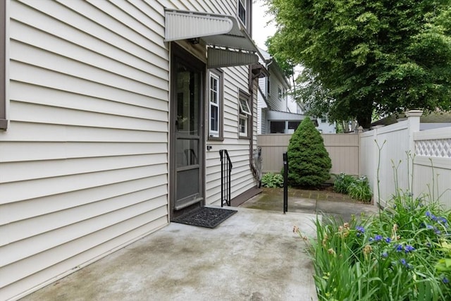504 Mount Auburn St, Watertown, MA 02472 - doorway to property with a patio area