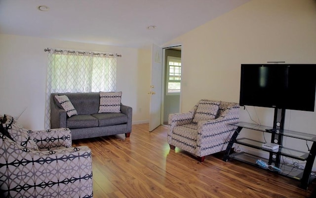 96 Harris St, Methuen, MA 01844 - living area with wood finished floors and baseboards