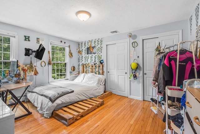 31 Alexander Rd, Hopkinton, MA 01748 - bedroom featuring two closets and light wood-type flooring