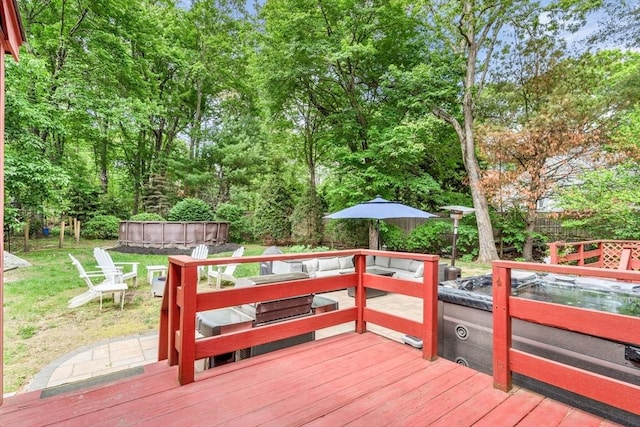 31 Alexander Rd, Hopkinton, MA 01748 - view of wooden terrace