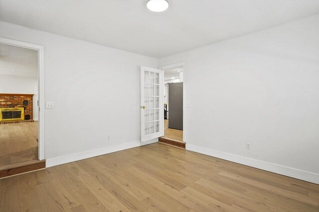 455 Main St, Rutland, MA 01543 - empty room with baseboards and light wood finished floors