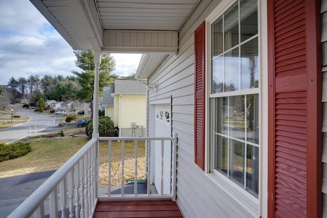 balcony with a porch