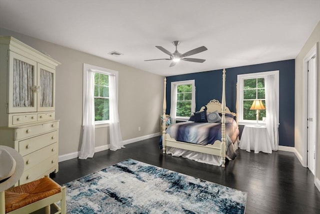 18 Keeney Pond Rd, Norfolk, MA 02056 - bedroom with dark wood-type flooring and ceiling fan
