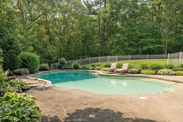 20 October Dr, Franklin, MA 02038 - view of pool featuring a patio and a fenced backyard