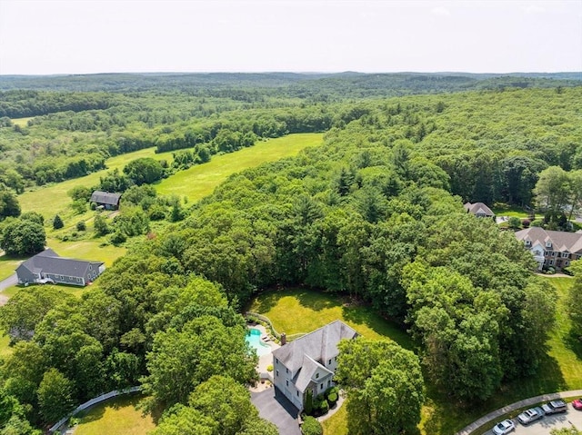 20 October Dr, Franklin, MA 02038 - bird's eye view of a forest