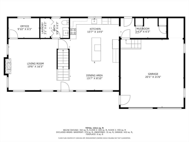 56 Lake St, Braintree, MA 02184 - floor plan / room layout