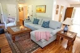 185 Baldwinville Rd, Winchendon, MA 01475 - living area with wood finished floors