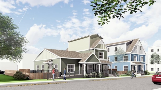 205 Clemente St, Holyoke, MA 01040 - view of building exterior featuring a fenced front yard