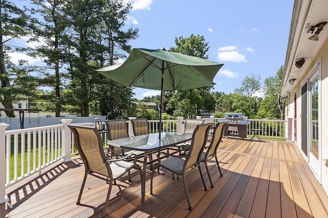 9 Bateson Dr, Andover, MA 01810 - deck featuring outdoor dining area