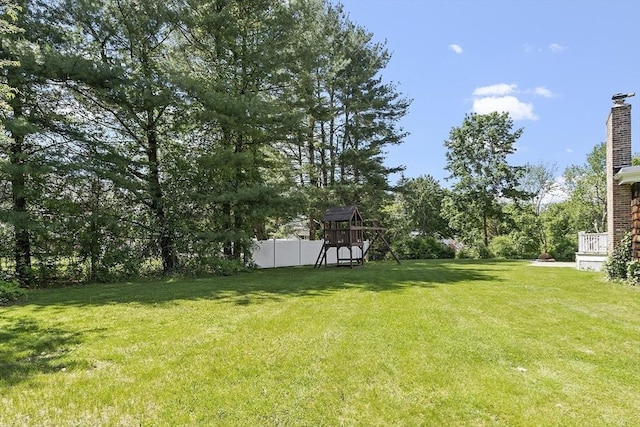 9 Bateson Dr, Andover, MA 01810 - view of yard with a playground