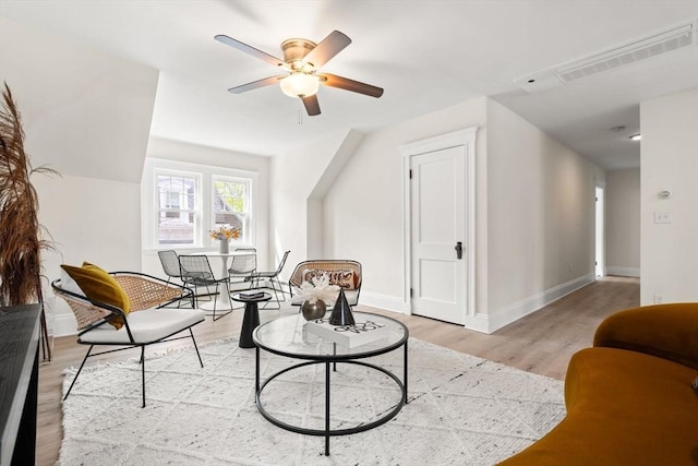 3 Regent Cir Unit 3, Boston, MA 02130 - sitting room featuring ceiling fan, light wood finished floors, and baseboards
