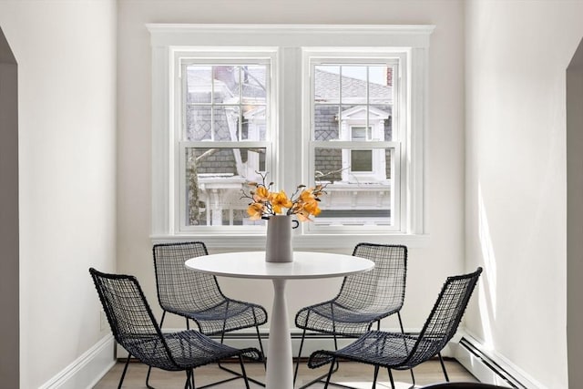 3 Regent Cir Unit 3, Boston, MA 02130 - dining area with baseboard heating and baseboards